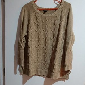 Talbot's tan sweater